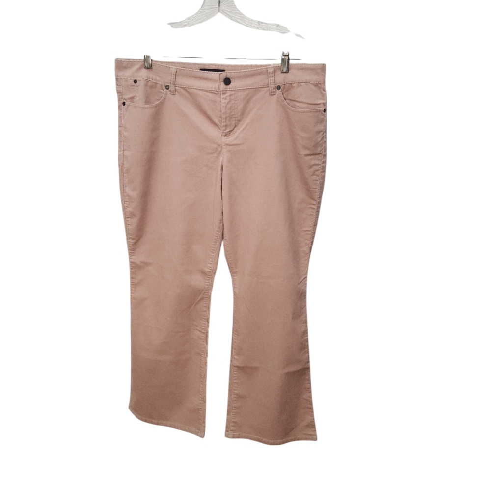 NWT Talbots Light Pink Corduroy Pants Size 16P